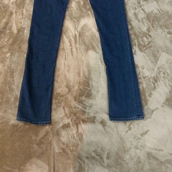 True Religion Section Slim Straight Jeans Size 24 Dark Wash Flap Pocket - Picture 10 of 10